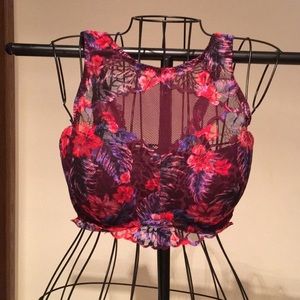 Pink by Victoria secret Floral lace bralette ❣️